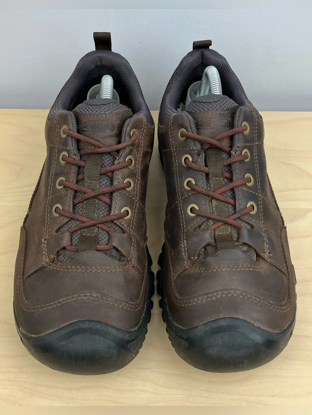 Keen Men’s Size 10.0 Targhee III Oxford Brown Leather Low Top Hiking Shoes